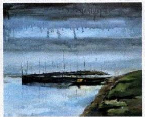 Landscape-2 Acrylic by MD MAHAMUDUL HASAN